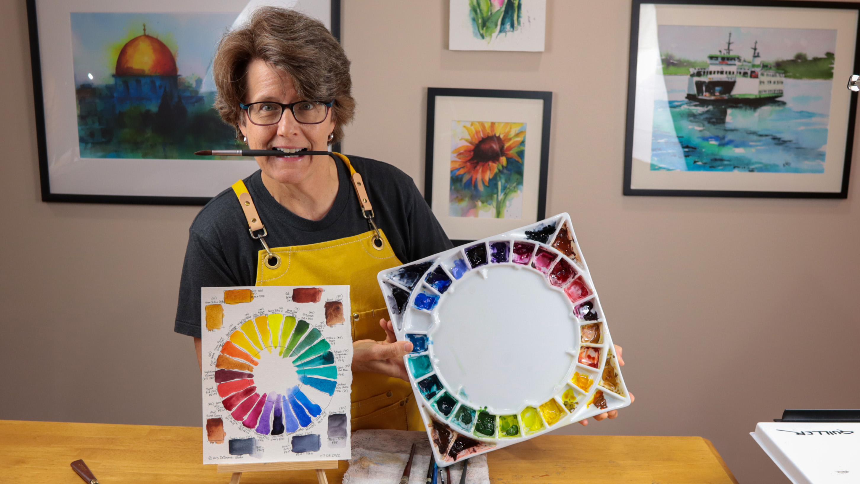 Learn about watercolor supplies and materials
